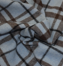 Wool Chashmere Blue Cocoa Blanket Scarf