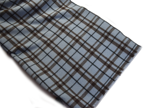 Wool Chashmere Blue Cocoa Blanket Scarf