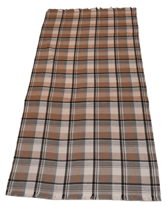 Wool Timeless Check Blanket Scarf