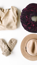 Infinity Scarf - Burnt Ruby Velvet scarf
