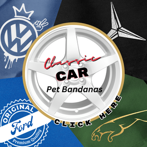 Pet Bandana - Classic Cars