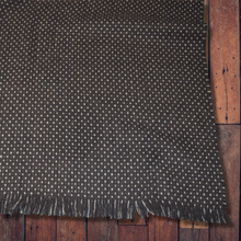 Rich Chocolate Wool Blend Scarf