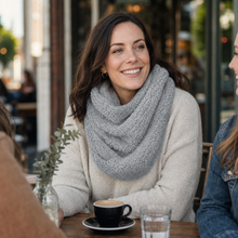 Infinity Scarf - Snug Haven Grey Sherpa