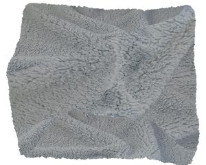 Infinity Scarf - Grey Sherpa Cuddle Fleece