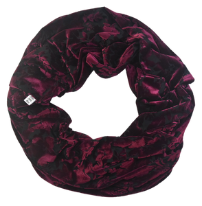 Infinity Scarf - Burnt Ruby Velvet scarf