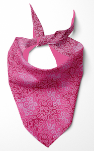 Pet Bandana - Pink Puppers