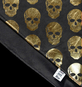 Pet Bandana - Golden Skulls