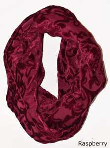 Infinity Scarf - Burn Out Velvet collection