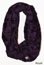 Infinity Scarf - Burn Out Velvet collection