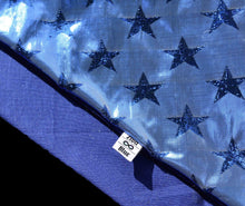 Pet Bandana - Glama Danna Shiny Blue Stars