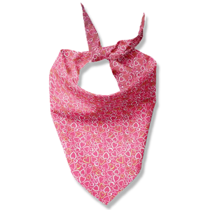 Pet Bandana - Pink Hearts