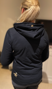 Fine as can Bee  - Long Sleeve lightweight Hoodie