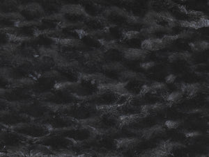 Infinity Scarf - Luxurious Black super soft faux fur