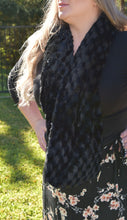 Infinity Scarf - Luxurious Black super soft faux fur