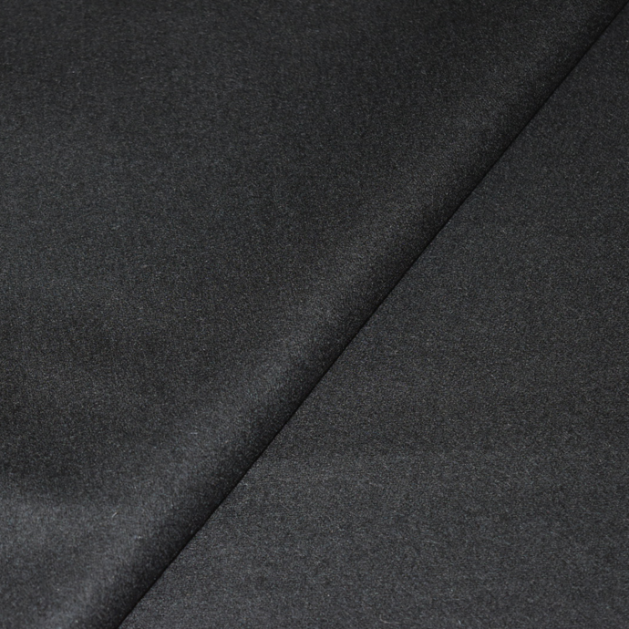 Black Merino Woollen Blanket Scarf