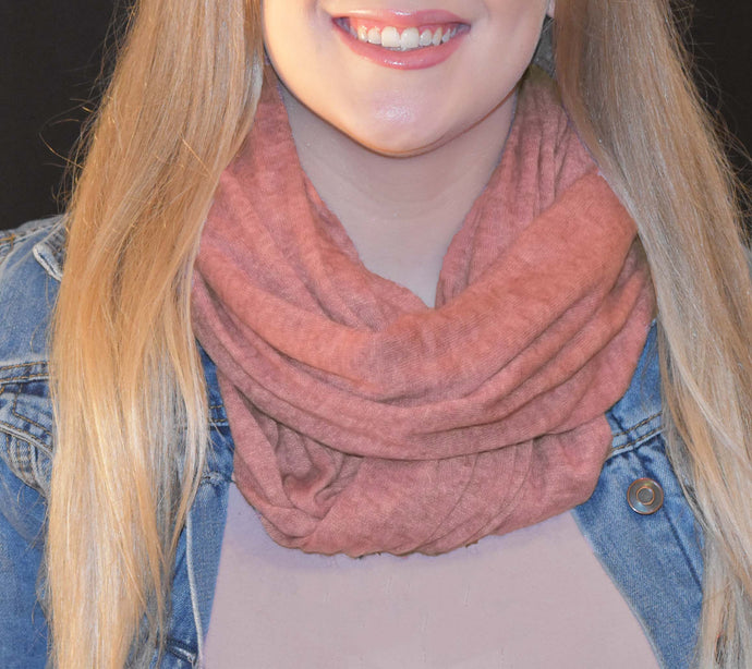 Infinity Scarf -  Luxe Soft Jersey Knit Blend