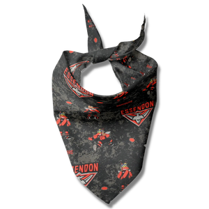 Pet Bandana - Bombers - Red and Black