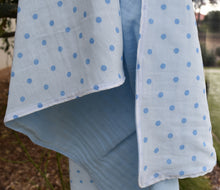 Baby Swaddle - BabyPop RollUp Wraps - Blue Dot