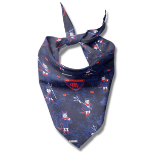 Pet Bandana - D's - Red and Blue