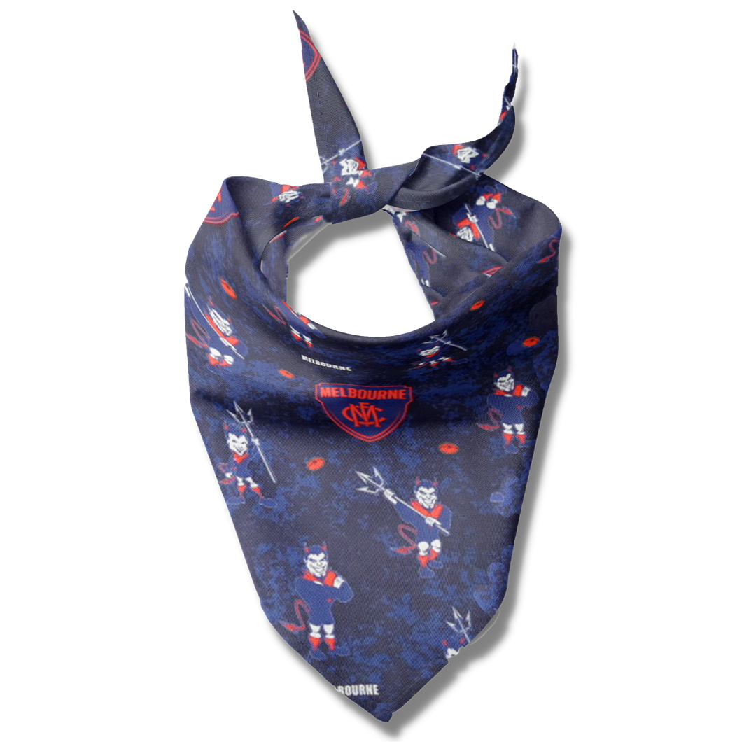 Pet Bandana - D's - Red and Blue