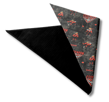 Pet Bandana - Bombers - Red and Black