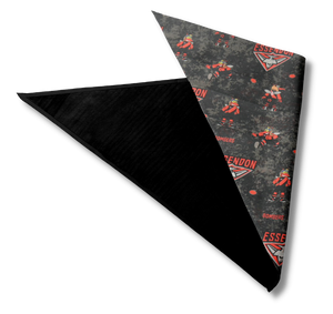 Pet Bandana - Bombers - Red and Black