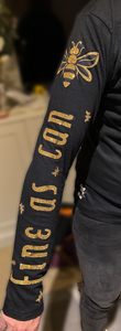 Fine as can Bee  - Long Sleeve lightweight Hoodie