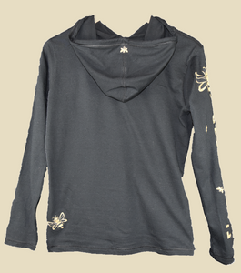Fine as can Bee  - Long Sleeve lightweight Hoodie