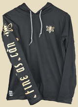 Fine as can Bee  - Long Sleeve lightweight Hoodie