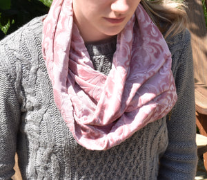 Infinity Scarf - Burn Out Velvet collection