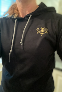 Fine as can Bee  - Long Sleeve lightweight Hoodie