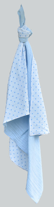 Baby Swaddle - BabyPop RollUp Wraps - Blue Dot