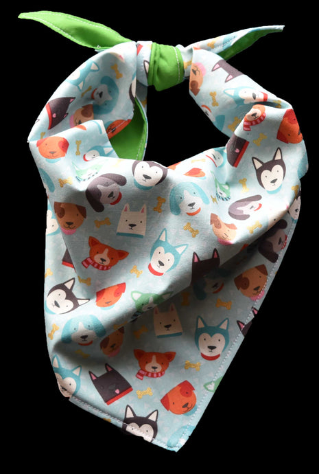 Pet Bandana - Golden Bone Pooch
