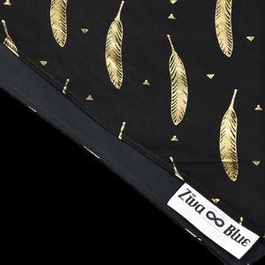 Pet Bandana - Golden Feathers