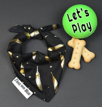 Pet Bandana - Golden Feathers