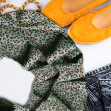 Infinity Scarf - Sage Leopard