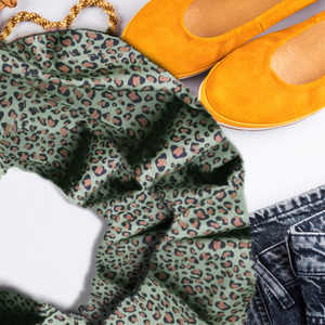 Infinity Scarf - Sage Leopard