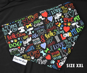 Pet Bandana - I Love My Dog