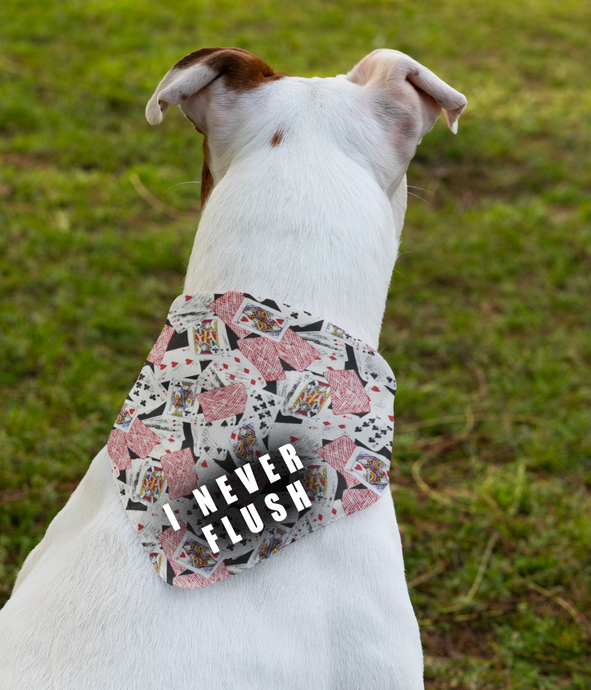 Pet Bandana - I Never Flush