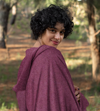 Merlot Cashmere Woollen Blanket Scarf