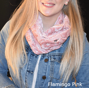 Infinity Scarf - Burn Out Velvet collection