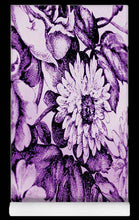 Purple Toile - Yoga Pilates Mat