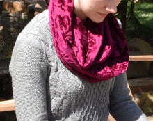 Infinity Scarf - Burn Out Velvet collection