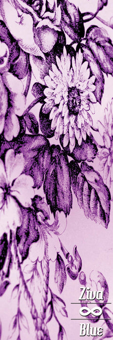 Purple Toile - Yoga Pilates Mat