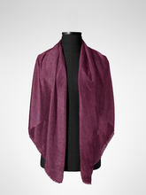 Merlot Cashmere Woollen Blanket Scarf
